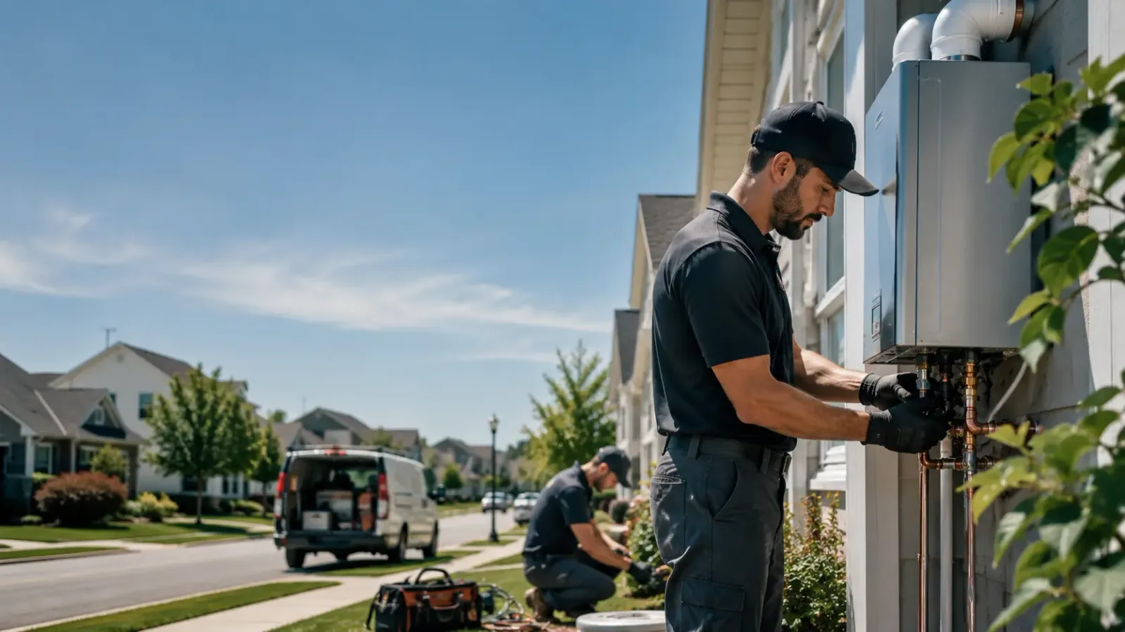 Tankless Water Heater Installation in Bern, KS